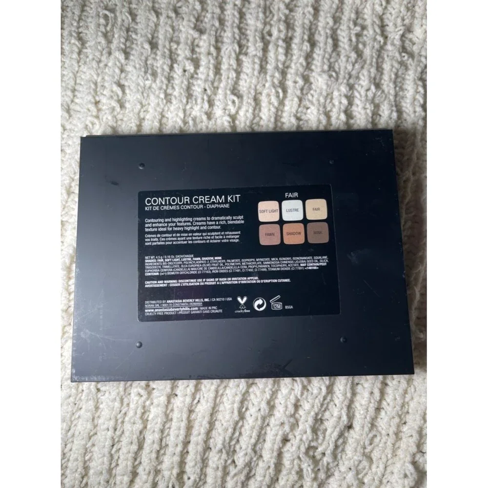 Anastasia Cream Contour & Highlight Palette - Beige, Ivory, Warm Brown